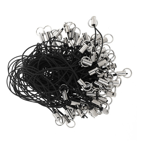 Imagen 10 de 10 de El Teléfono Celular Móvil Cables De La Correa Negro