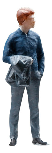 1/64 Figura Masculina Modelo Miniatura Ferrovia Projetos