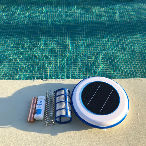 Imagen 5 de 7 de Ionizador Solar Para Piscina - Accesorios - 130.000 Litros!