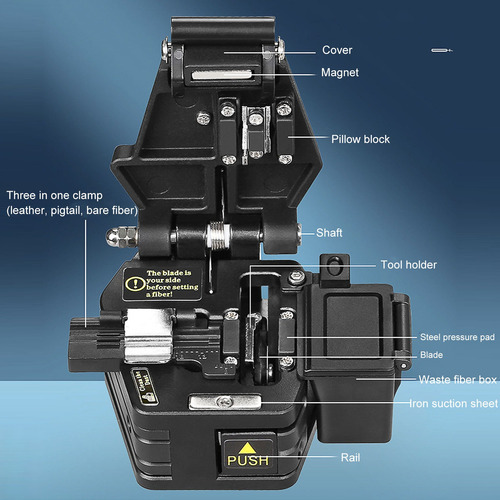 Kit De Herramientas Fiber Cleaver Cuchilla Para Cortar Cable