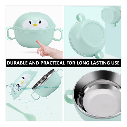 2 Juegos De Cuencos De Comida Para Bebés Con Cucharas, Cuenc