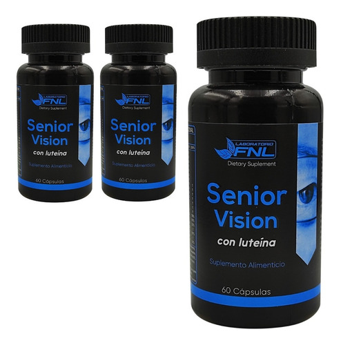 Senior Vision Luteina 3x60 Caps C/u Omega3 Sauco Zeaxantina