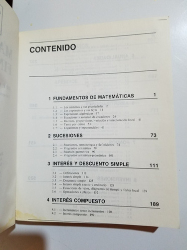 Matematicas Financiera De Jose Luis Villalobos (Usado)