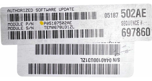 Computadora Dodge Durango 4.7l A/t 08-09 P05187502ae (Usado)