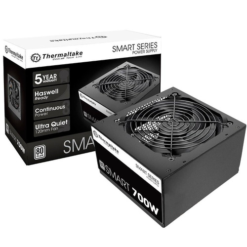Fuente De Alimentación Thermaltake 700w Reales 80 Plus White