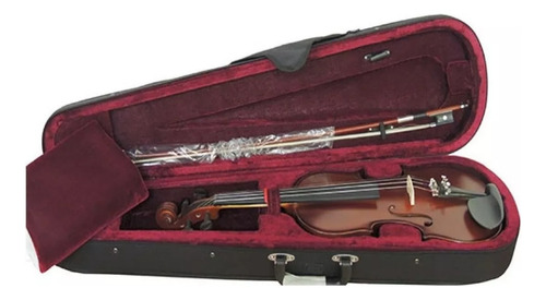 Violin Stradella 4/4 Mv141344 Tapa Maciza C/ Estuche Y Arco