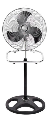 Ventilador 3 En 1 Aspas De Metal High Power Vp-1855 Negro Negro Metal 3