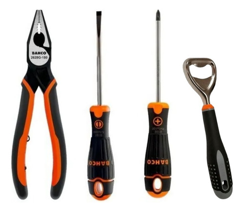 Kit Pinza Universal+2x125mm+5x125mm+destapador Regalo Bahco