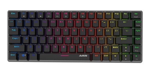 Imagen 2 de 7 de Teclado Mecánico Gamer Full Rgb 82 Teclas Black - Ajazz