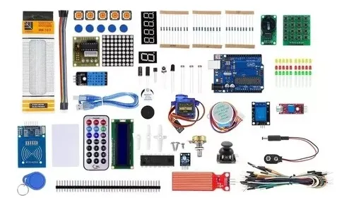 Kit Protoboard Robotica Microcontrolador Lcd Servomotor