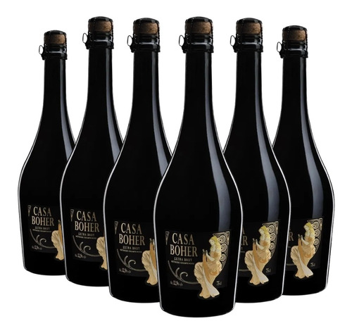 Casa Boher Extra Brut Caja X 6 X 750ml. Envío Gratis!