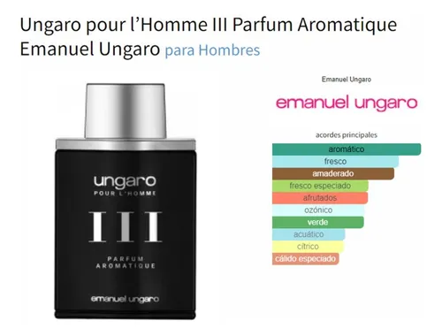 Perfume ungaro hombre precio hotsell