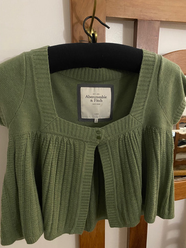 Chaleco De Lanilla Abercrombie Para Mujer - Talle L
