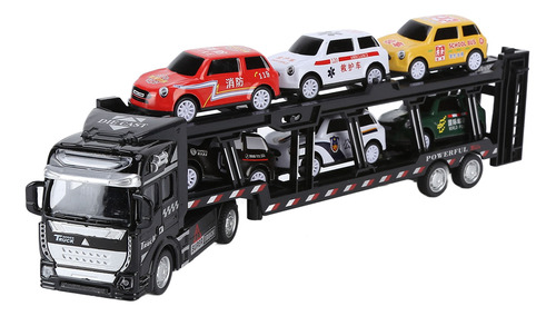 Tebru Carrier Truck Car Toys, Aleación De Camión De Simulaci