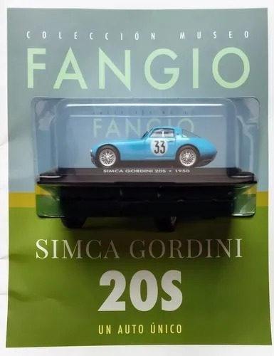 Colección Museo Fangio Num 3 - Simca Gordini 20s La Nacion