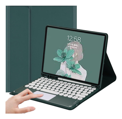 Funda C/teclado Anmengxinling Para iPad Air 5/4g 10.9in Teal