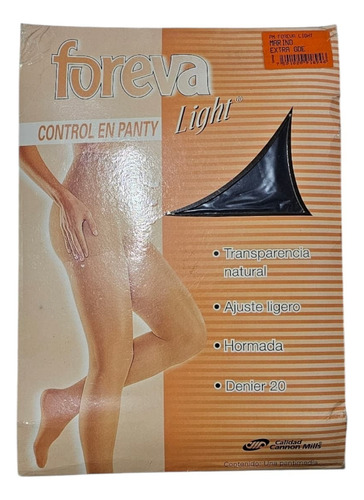 Pantimedia Foreva Light Ajuste Ligero Control Marino Chico Marino Chica
