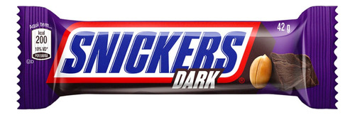 Chocolate Snickers Dark 45g Caixa Com 20 Unidades