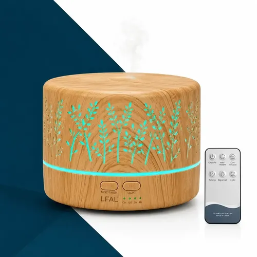 Difusor de Aromas Umidificador De Ar Elétrico Aromatizador Ambien...