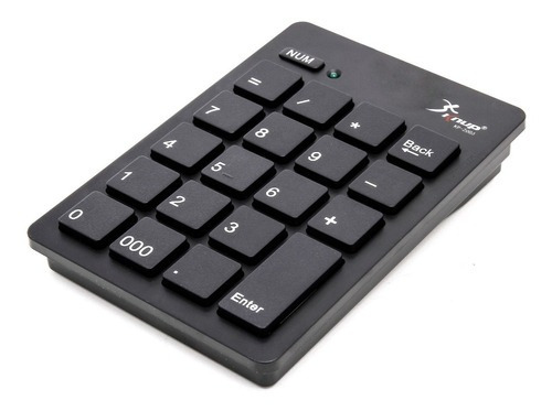 Teclado Numérico Preto Com Fio Usb Notebook Kp-2003a Knup