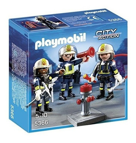 Equipo De Rescate De Bomberos De Playmobil