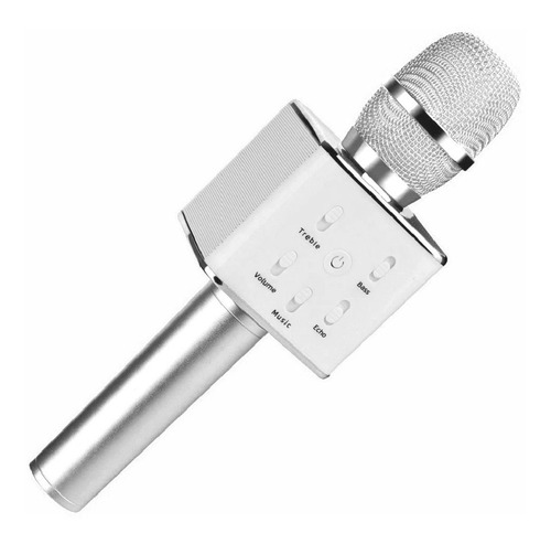 Micrófono Karaoke Bluetooth Parlante Q7 Con Estuche