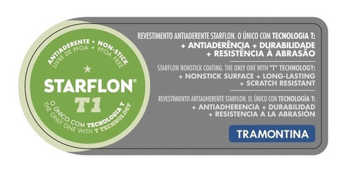 Imagen 7 de 10 de Juego Ollas Batería Cocina Tramontina Turim Teflon 7 Piezas