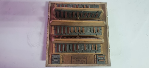 Bandoneon Aa Aleman Peines De Zink Marron Oportunidad
