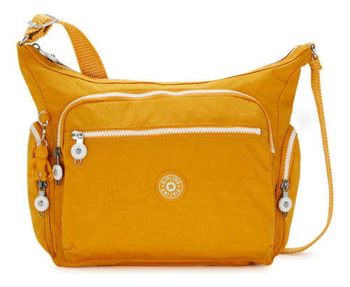 Bolsa Crossbody Kipling Ki462025e Diseño Lisa  Rapid Yellow