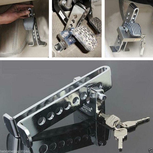 Seguro De Bloqueo Antirrobo Auto Acero Inoxidable Embrague