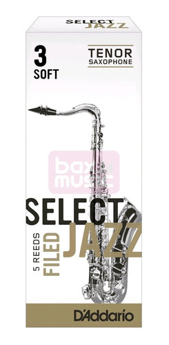 Cañas Daddario Jazz Select Saxo Tenor Filed Nº 3s Rsf05tsx3s