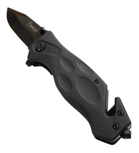 Imagen 3 de 6 de Navaja Tactica Cuchillo Plegable 9 Cm Hoja Corta Cinturones