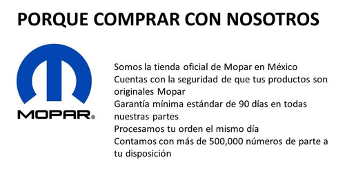 Filtro Distribución Vvt Dodge Avenger 2010 2.4 Mopar