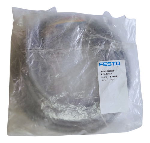 Festo Nebu- M12w8-k-10-n-le8 Enchufe Con Cable 570007.