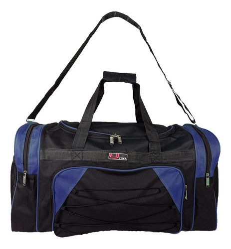 Bolsa Sacola Esportiva De Viagem Academia Grande Azul