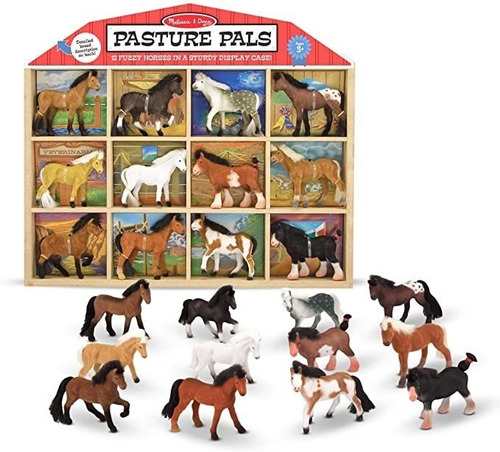 Melissa - Doug Pasture Pals - 12 Caballos De Coleccion Con .