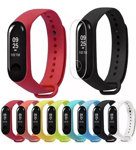 Mi Band 3 + Pulseira Extra + 2 Películas Brinde + Português