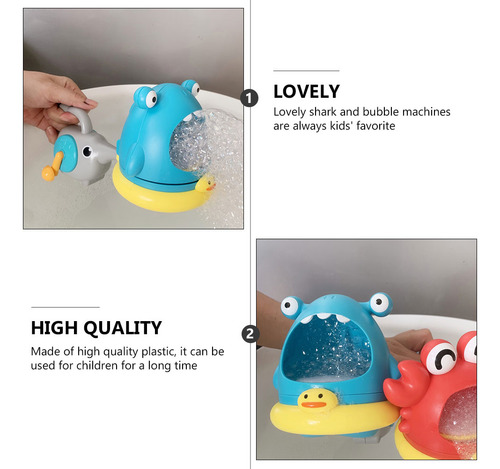 Juguete Soplador De Burbujas Creativo Con Forma De Tiburón C