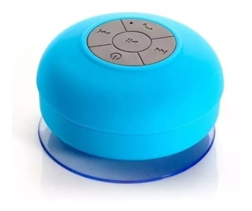 Parlante Ducha Bluetooth Resiste Agua Manos Libres Azul