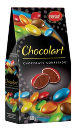 Estuche Lenteja De Chocolate Chocolart X 80 G