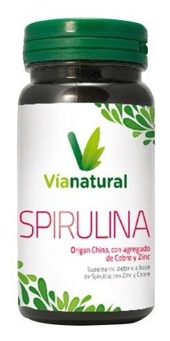 Imagen 1 de 4 de Spirulina Aminoácidos Proteína Saciedad Anemia X 60 Comp