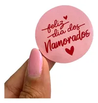Comprar 25un Adesivo  Feliz Dia  Rosa - Coleção Dia Dos Namorados