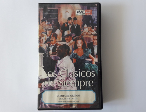 Zorba El Griego Pelicula Vhs (leer Detalle) Audio Español