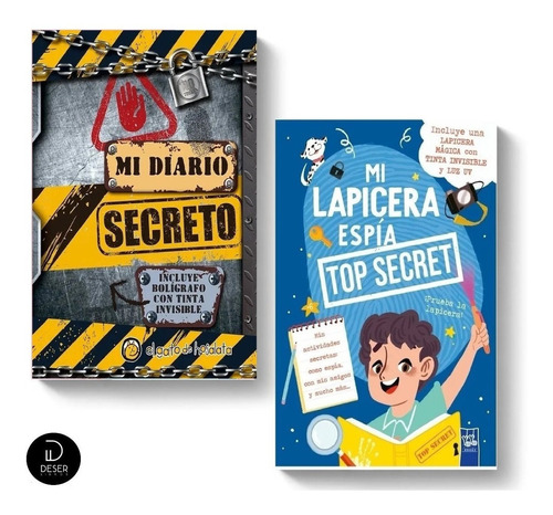 Mi Diario Secreto + Top Secret Mi Lapicera Espia