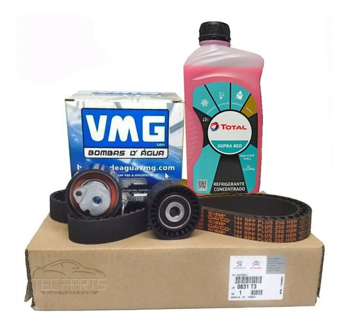 Kit Distribucion Original + Bomba Agua Vmg Ecosport 1.4 Tdci