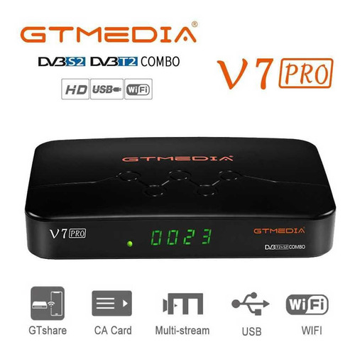 Gt Media V7 Pro Combo Dvb-t2/s2 + (usb Wifi)