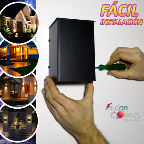 Imagen 7 de 10 de Proyector Luz Pared Efecto Transformable 6 Rayos X - Led 12w