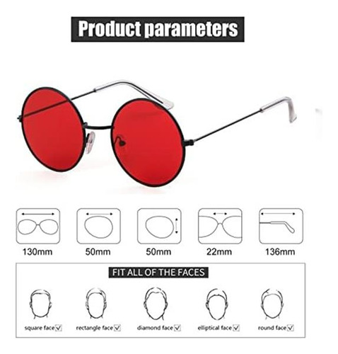 Sorvnio Gafas De Sol Redondas Retro Hombres Mujeres Vintage