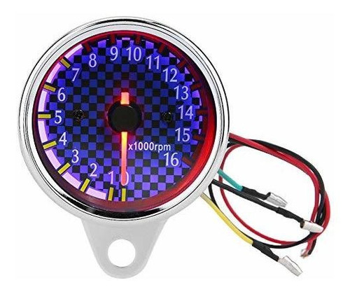 Tacómetro Electrónico, Dc 12v Universal Moto Pantalla Led Ta