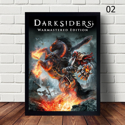 Quadro  Do Game Darksiders  A3 33 X 43 
